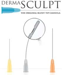 Blunt-tipped micro-cannula used for the Androfill technique